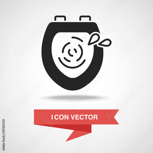 Toilet seat icon