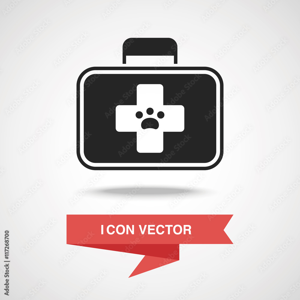 Obraz premium pet drug icon