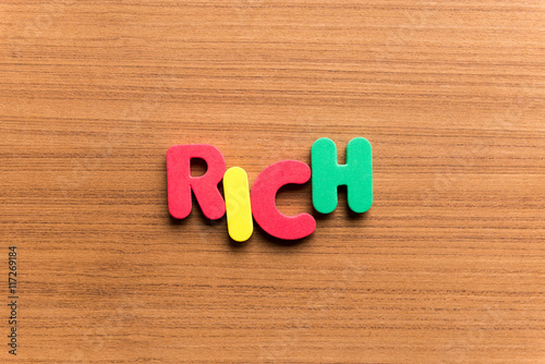 rich colorful word