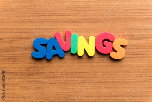 Wallpaper Mural savings colorful word Torontodigital.ca