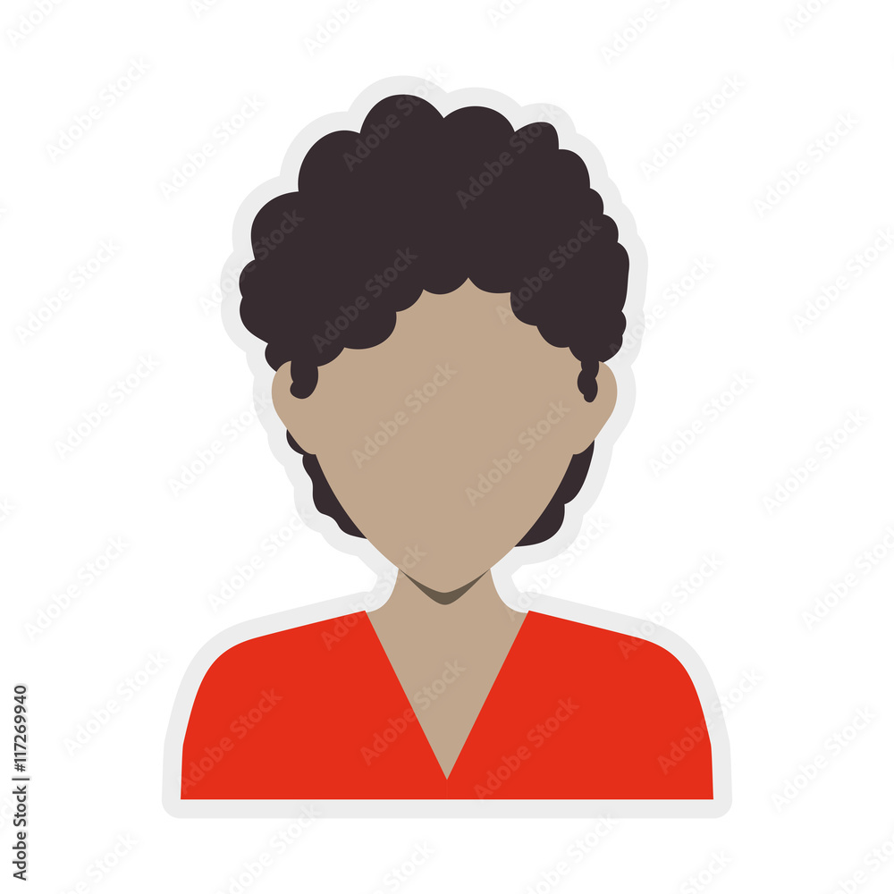 Avatar male concept represented by man head and torso icon. Isolated and flat illustration Avatar male concept represented by man head and torso icon. Isolated and flat illustration