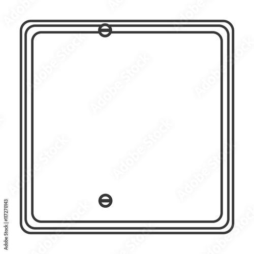 flat design traffic sign icon vector illustration