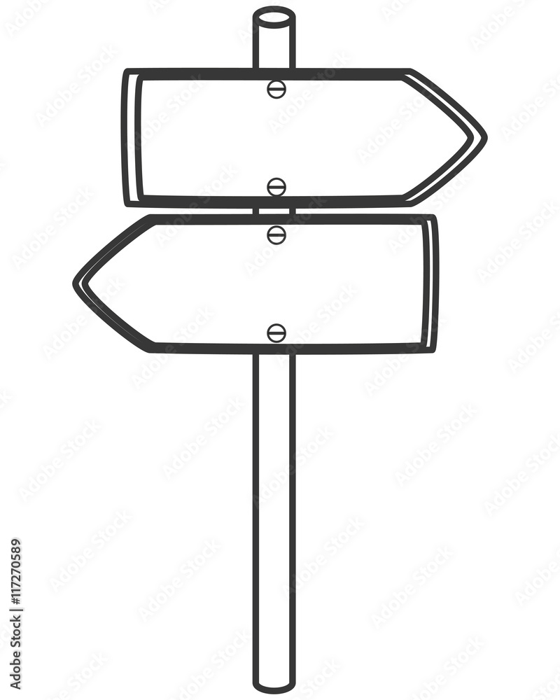 Obraz premium flat design traffic sign icon vector illustration