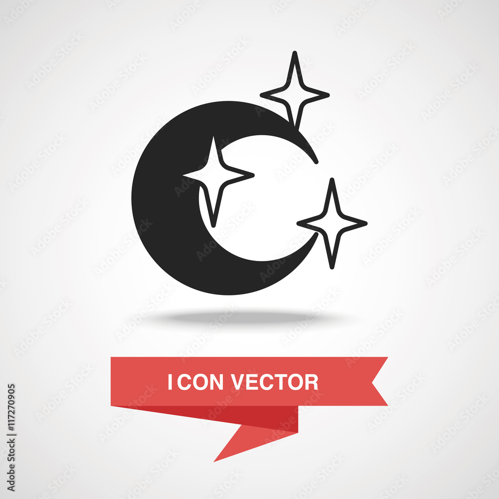 Obraz premium moon icon