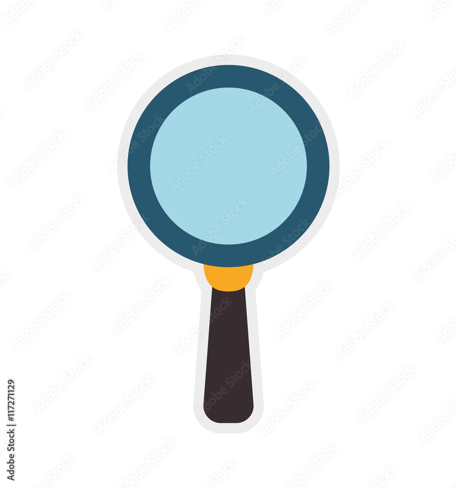 Search concept represented by lupe icon. Isolated and flat illustration Search concept represented by lupe icon. Isolated and flat illustration