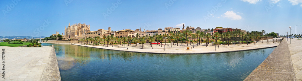 La Seu panorama, Palma de Majorca