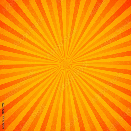 Sun rays  Old paper with stains - Vector