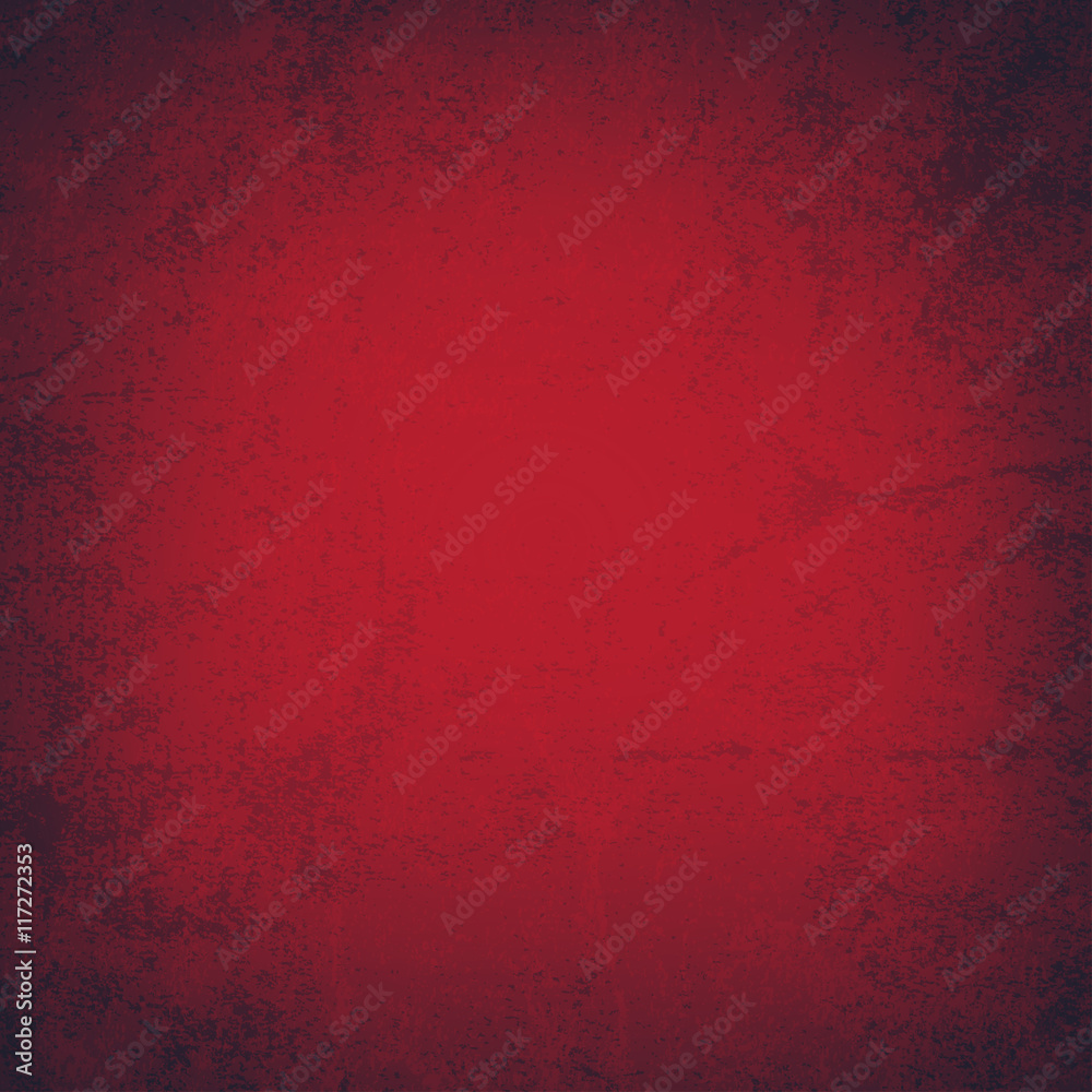 Obraz premium Red grunge background - Vector