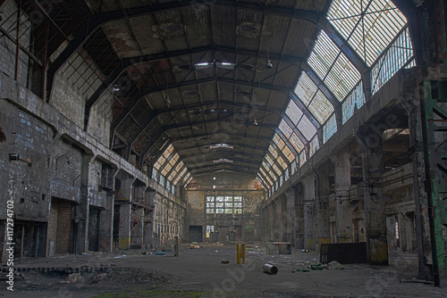 In the old factory, HDR image