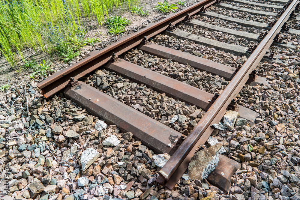 Naklejka premium Abstellgleis