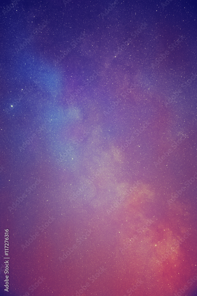 Obraz premium Milky Way stars. 