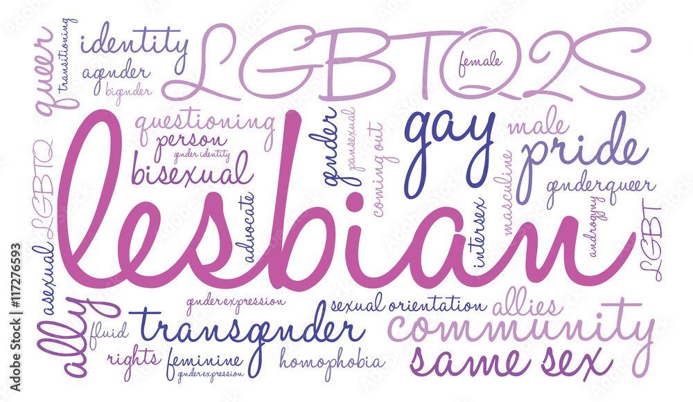 Lesbian Word Cloud Lesbian Word Cloud