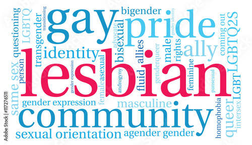 Lesbian Word Cloud