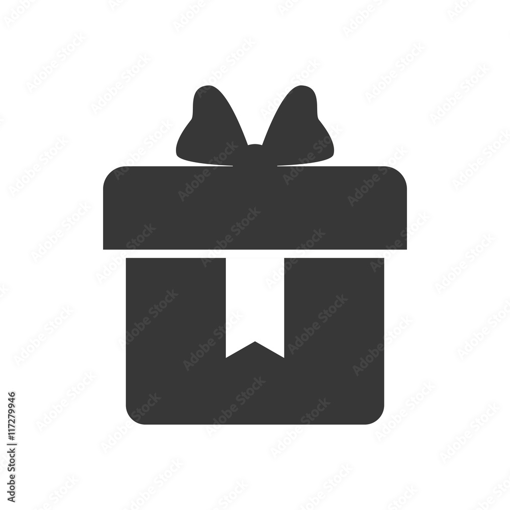 Gift present bowtie icon. Celebration concept. Isolated and flat illustration. Vector graphic Gift present bowtie icon. Celebration concept. Isolated and flat illustration. Vector graphic