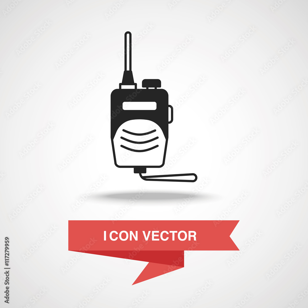 Fototapeta premium walkie icon