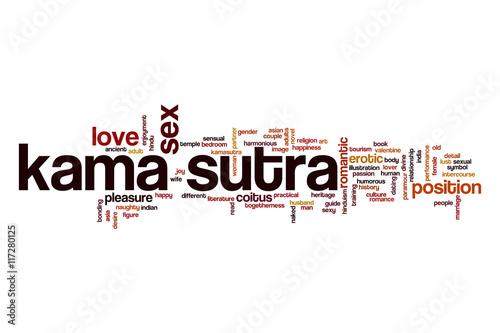 Kama sutra word cloud concept