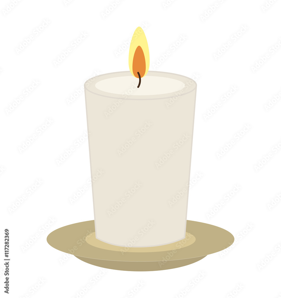 candle flame spa icon