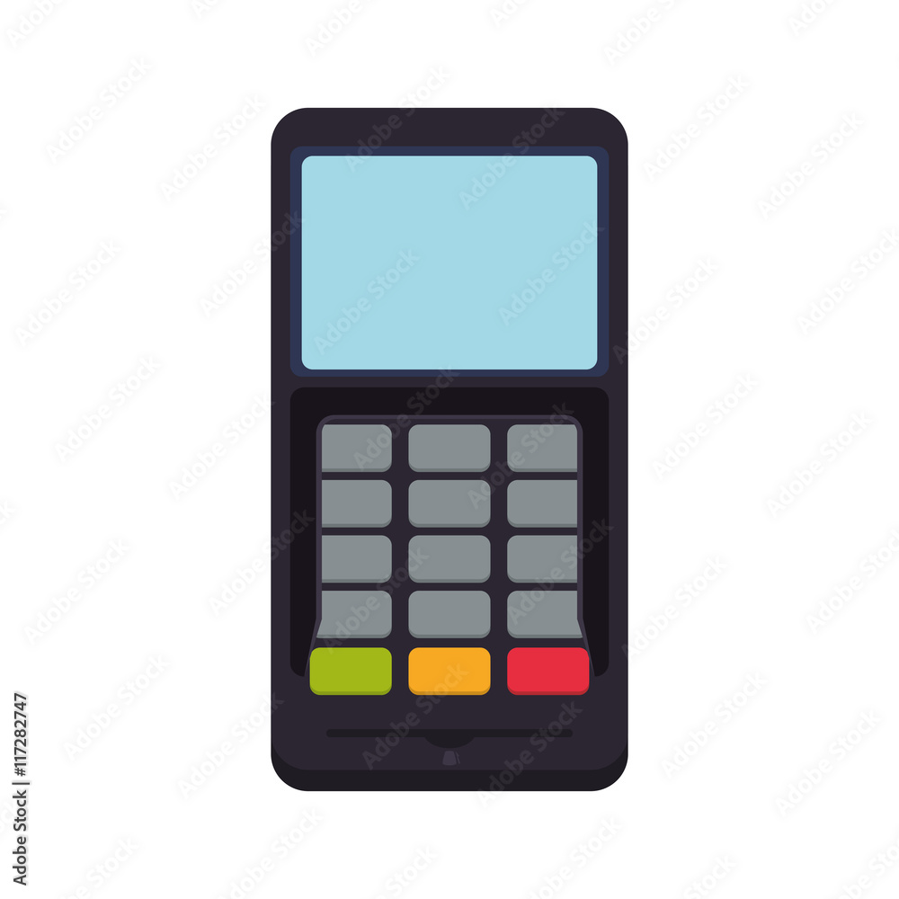 Dataphone money payment buy icon. Isolated and flat illustration. Vector graphic Dataphone money payment buy icon. Isolated and flat illustration. Vector graphic