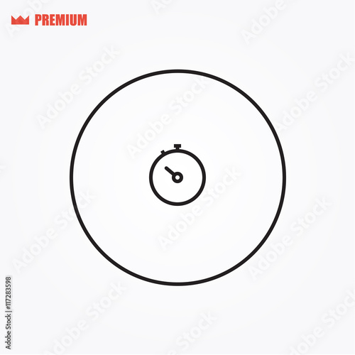 Timer vector icon