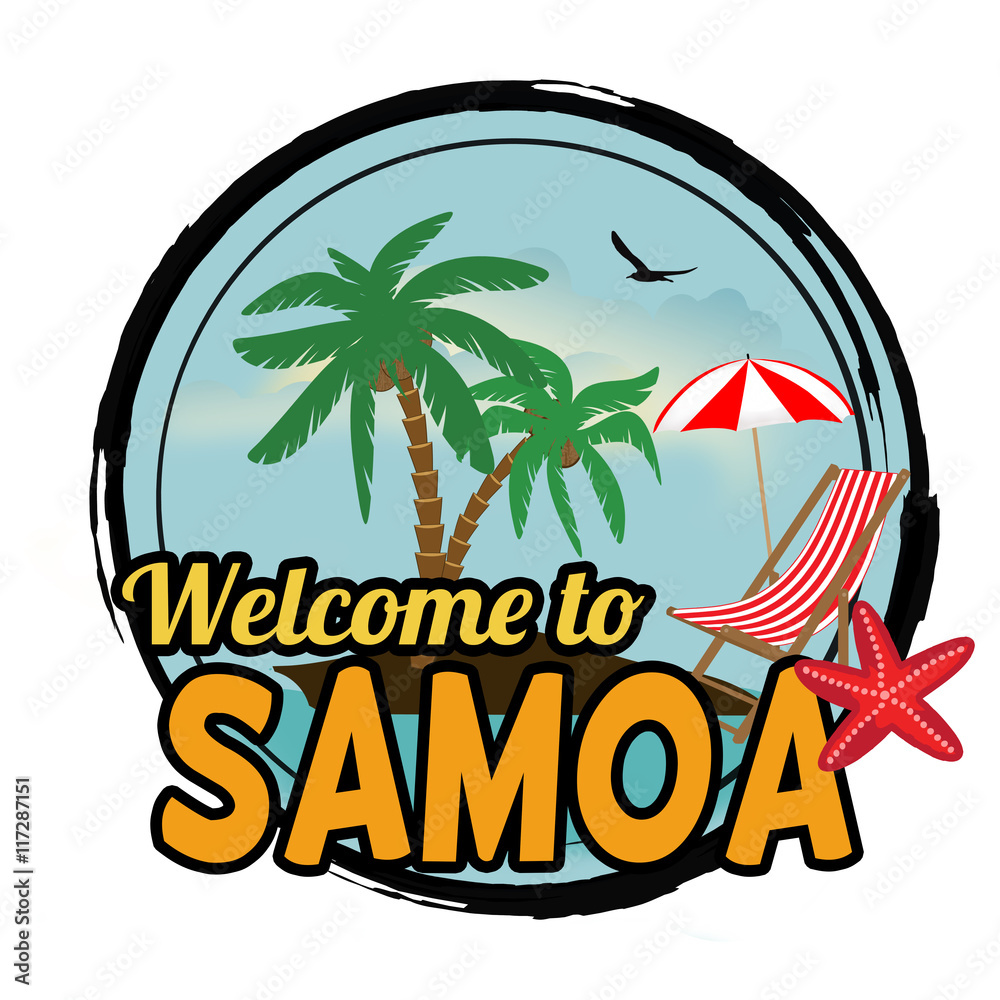 Welcome to Samoa stamp