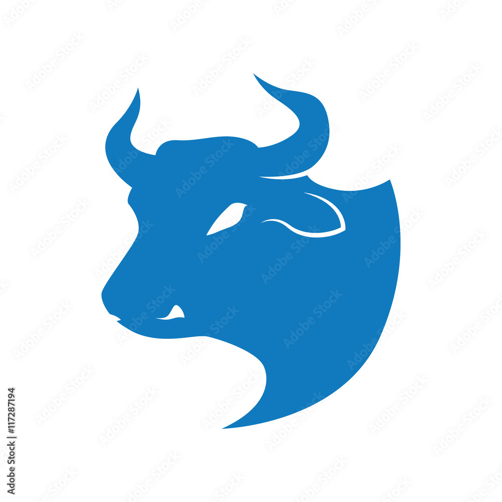 bull horn animal silhouette farm icon. Isolated and flat illustration. Vector graphic bull horn animal silhouette farm icon. Isolated and flat illustration. Vector graphic
