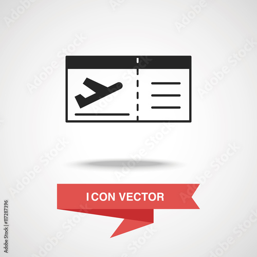 air ticket icon