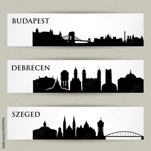 Fotografie Hungary city skylines