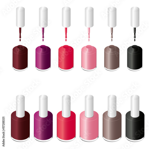 Isometric Nail Polish in the package. Glamorous