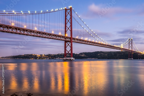 Red bridge Lisbon #117289977