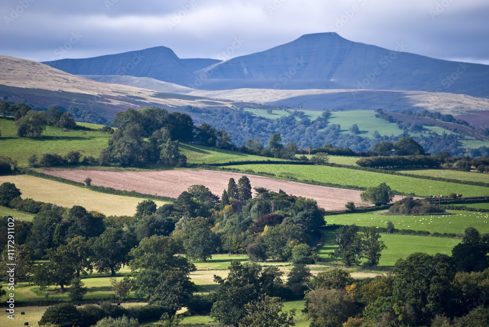 Naklejka premium llangorse lake