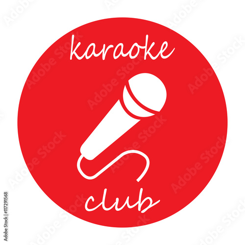 Microphone, karaoke club Vector