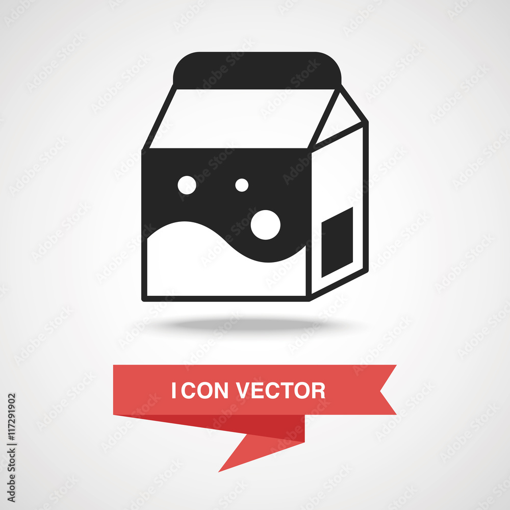 Obraz premium milk icon