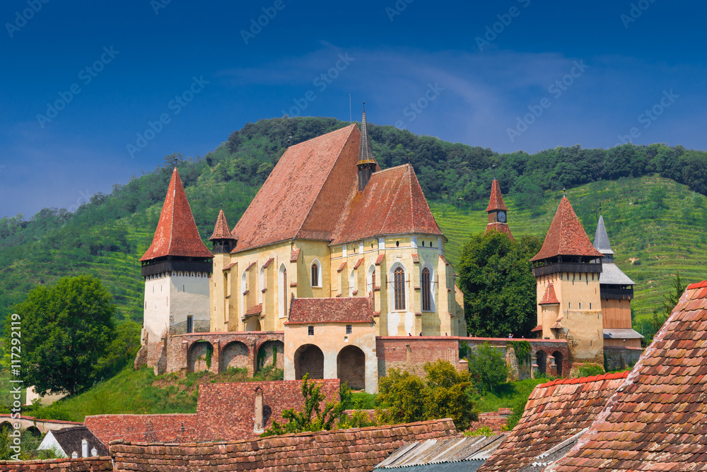 Fortified church Biertan in Transylvania, Romania, UNESCO world heritage Fortified church Biertan in Transylvania, Romania, UNESCO world heritage