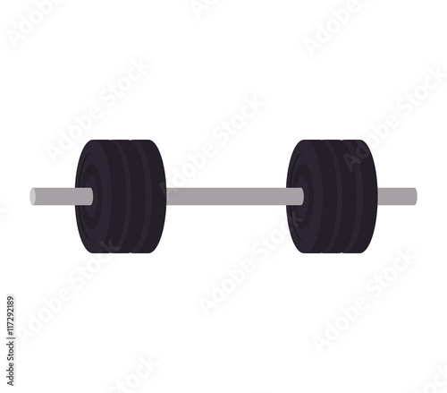 weight metal fitness gym sport icon. Isolated and flat illustration. Vector graphic