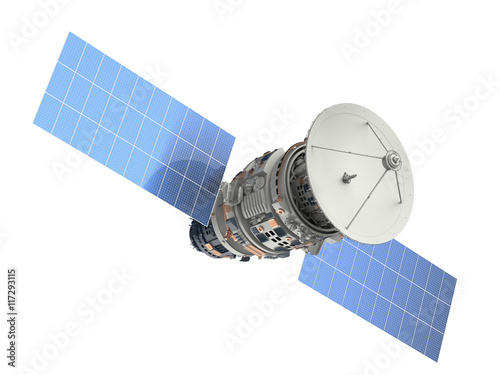 Fototapeta Naklejka Na Ścianę i Meble -  satellite isolated on white