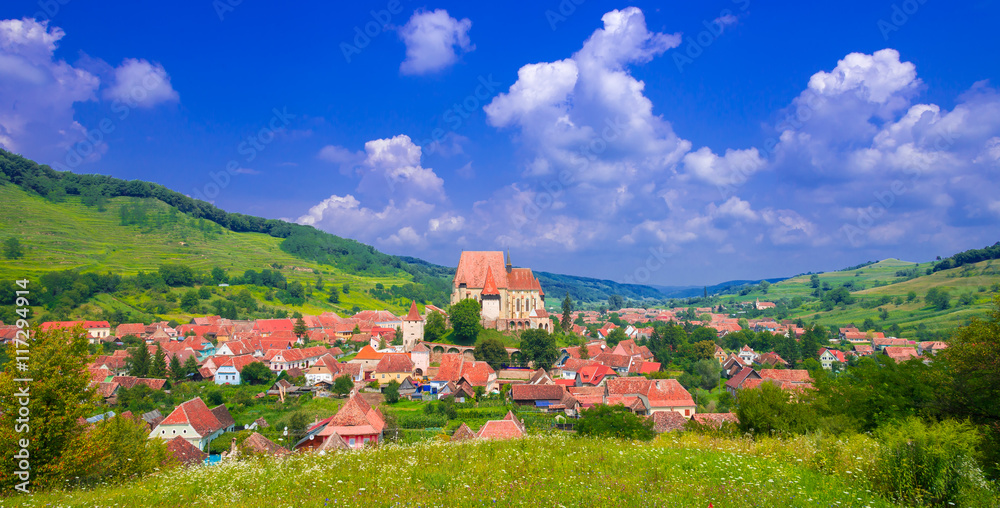 Fortified church Biertan from UNESCO world heritage, Transylvania, Romania