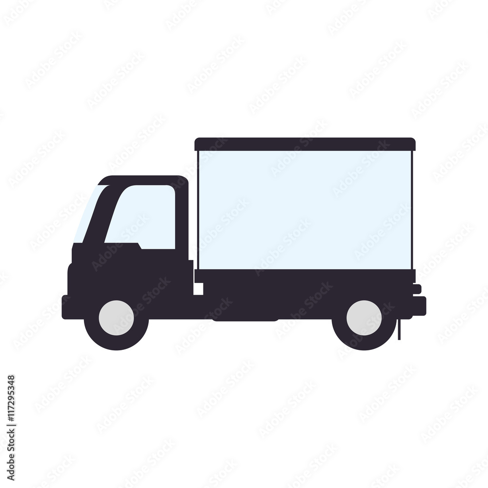 truck transportation delivery shipping icon. Isolated and flat illustration. Vector graphic truck transportation delivery shipping icon. Isolated and flat illustration. Vector graphic