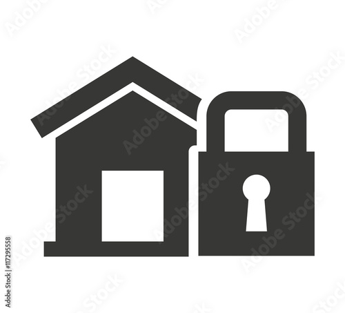 house silhouette insurance icon