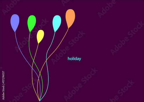 festive balloons