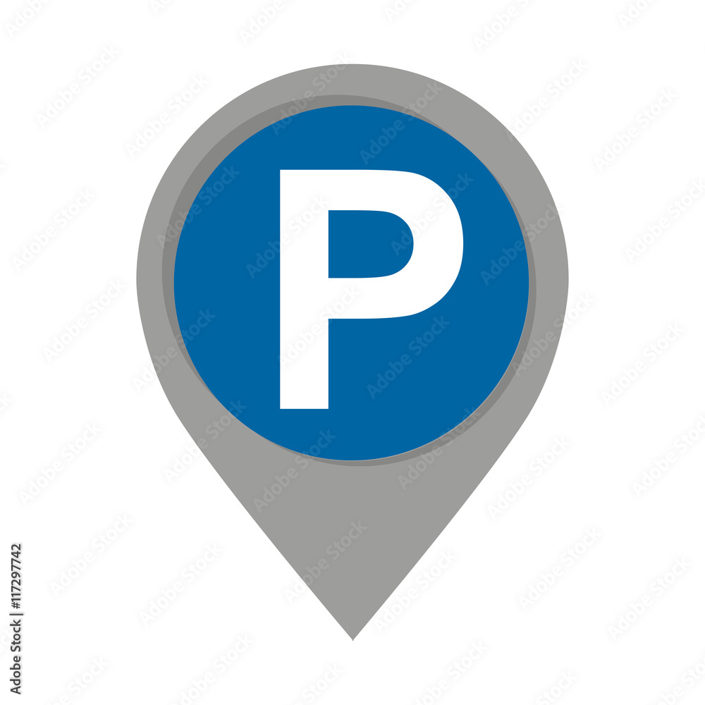 parking sign isolated icon parking sign isolated icon