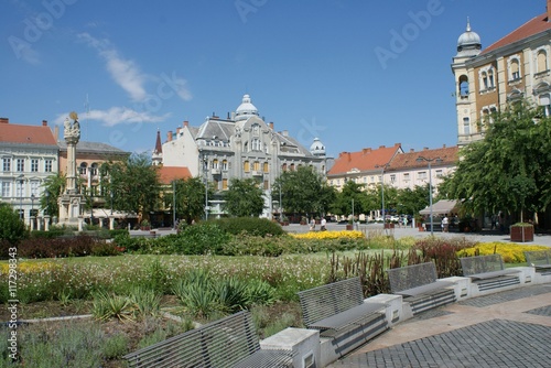 Das Stadtzentrum von Szombathely, Ungarn photo