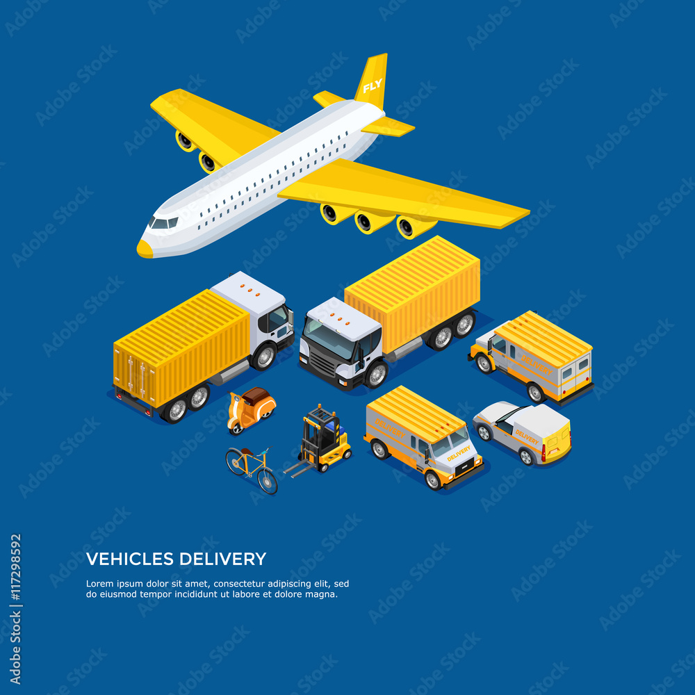 Transport Isometric Set Transport Isometric Set