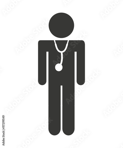 doctor human figure icon
