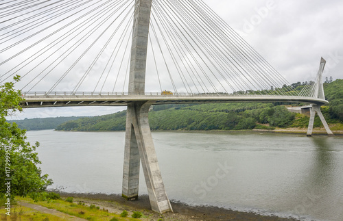 Terenez bridge in Brittany photo