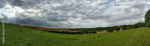 Sonne bricht durch Wolkendecke