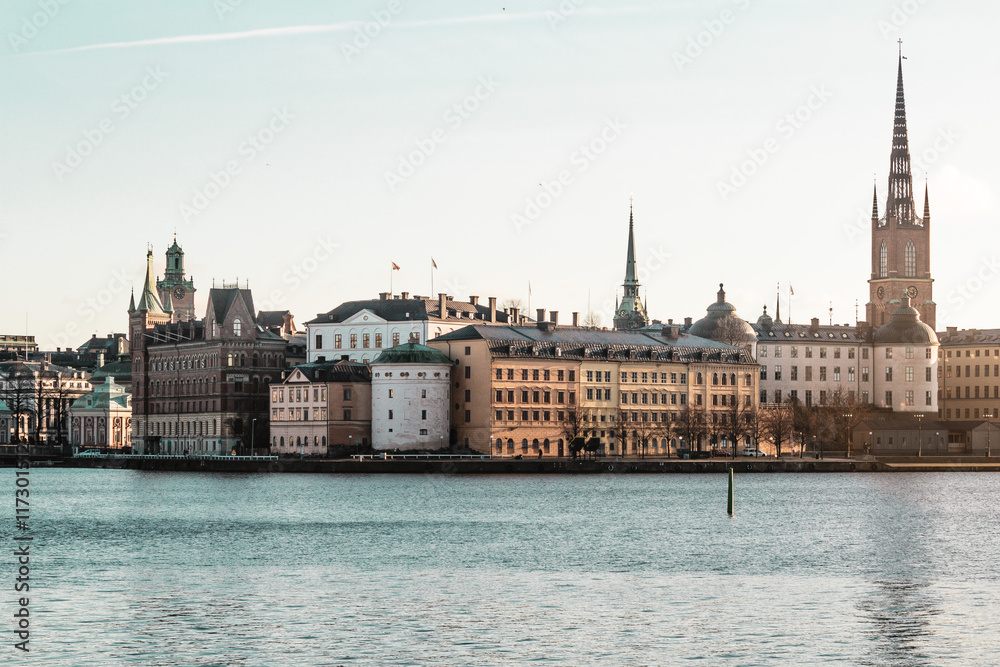 Fototapeta premium Old Town (Gamla Stan) in Stockholm, Sweden