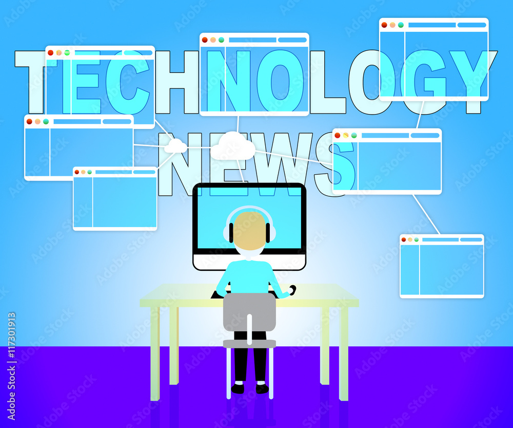 Technology News Shows Newspaper Headlines And Technologies Technology News Shows Newspaper Headlines And Technologies