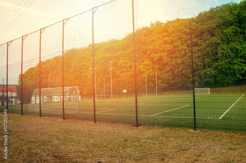 Bilde på lerret Small training ground for soccer