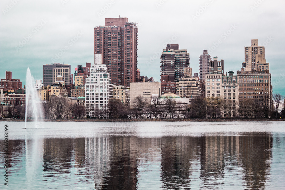 Buildings near Central Park in Manhattan, New York City