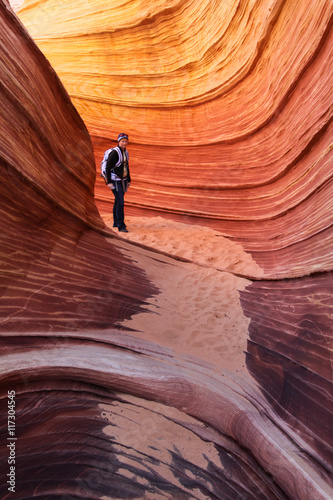 Woman in the Wave, Coyote Buttes North.